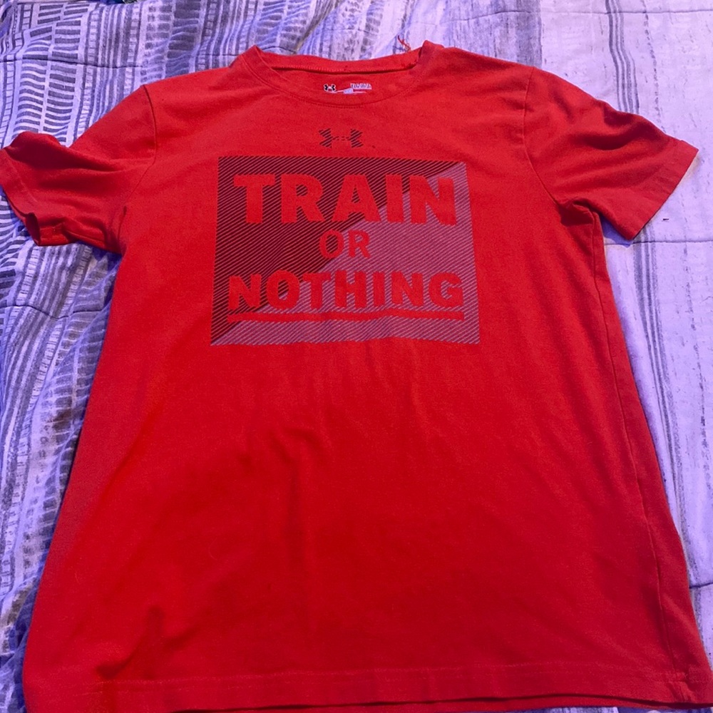 Boys under armour t shirt